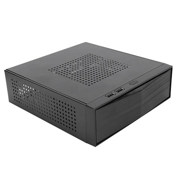 Mini HTPC-fodral Hemmabiodator ITX Mini Moderkort Skrivbordsdatorfodral C60