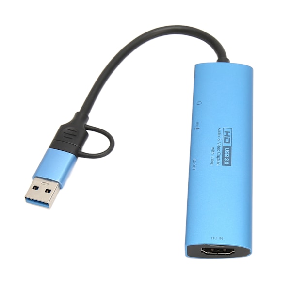 Audio Video Capture Card 4K 1080P 60FPS USB3.0 HD Multimedia Interface Video Catch Card for Gaming Live Streaming Z47B