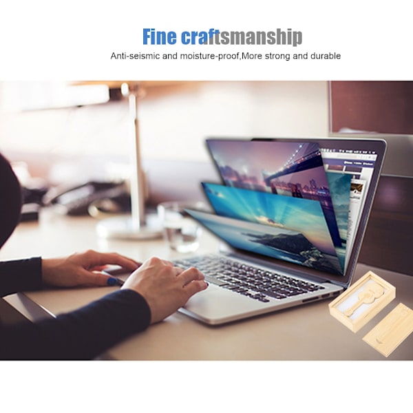 Trägitarrformade Flash-enheter Lagring USB 2.0 U-disk Minnespinne För PC(8G)