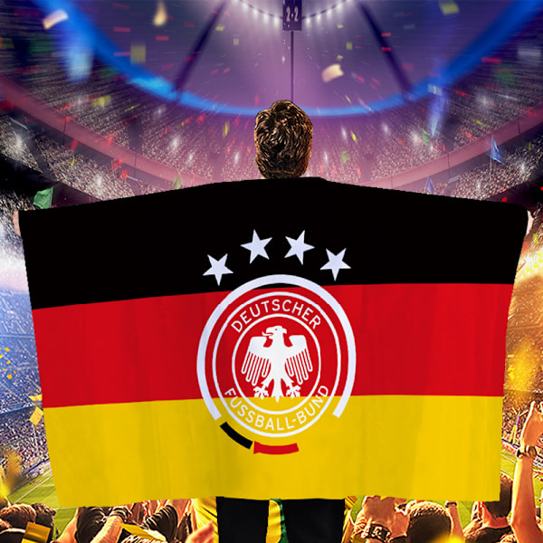 1 st Schweiz flagga kappa  Patriotisk kappa kostym bärbar  Flagga med ärmar för män kvinnor vuxna fester dekoration