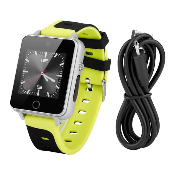1,54\" skærm Smart Armbånd Bluetooth Ur GPS Navigation 512MB+4GB Til Android 5.1 (Grøn)