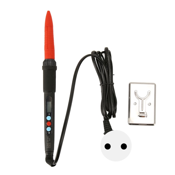 Digital Lödkolv Kit Universell Elektrisk Lödkolv med LCD-skärm för 3D-skrivartillbehör 110‑240V Digital Lödkolv EU-kontakt