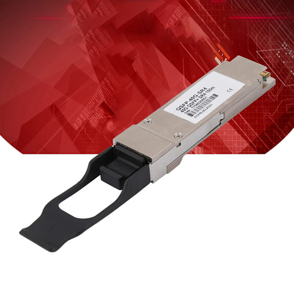 QSFP-40G-SR4 150M 10 Gigabit Multimode Dual Fiber Transceiver Optisk Modul