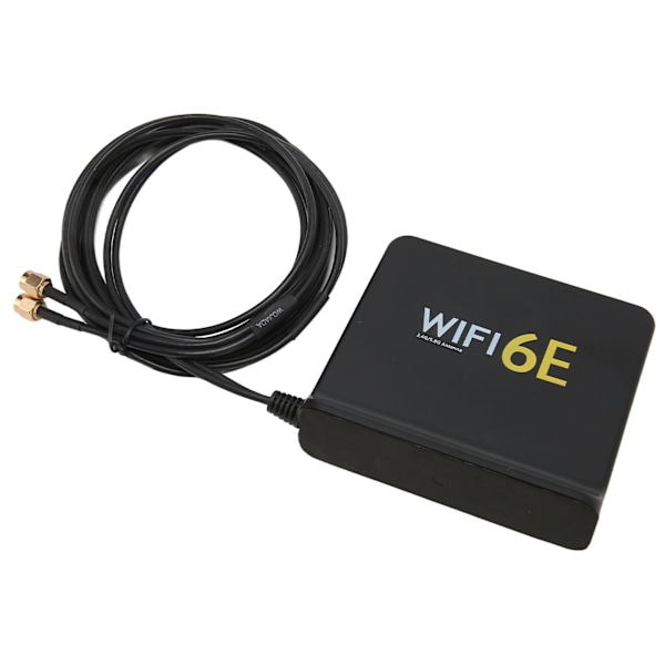 WiFi6E trådløs nettverkskortantenne Omnidirectional 4dBi høy forsterkning 2,4 GHz 5,8 GHz WiFi nettverkskortantenne med SMA-port svart