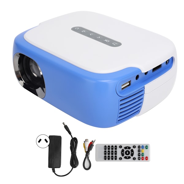 DR‑860 Mini Projektor LED Bærbar Projektor 1080P HD Multimedia Interface Smart Projektor 100‑240VAU Plugg