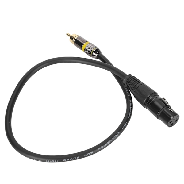JORINDO Mikrofonikaapeli XLR naaras RCA uroskaapeli Balansoitu signaaliyhteyskaapeli JD6054‑0.5m/1.7ft