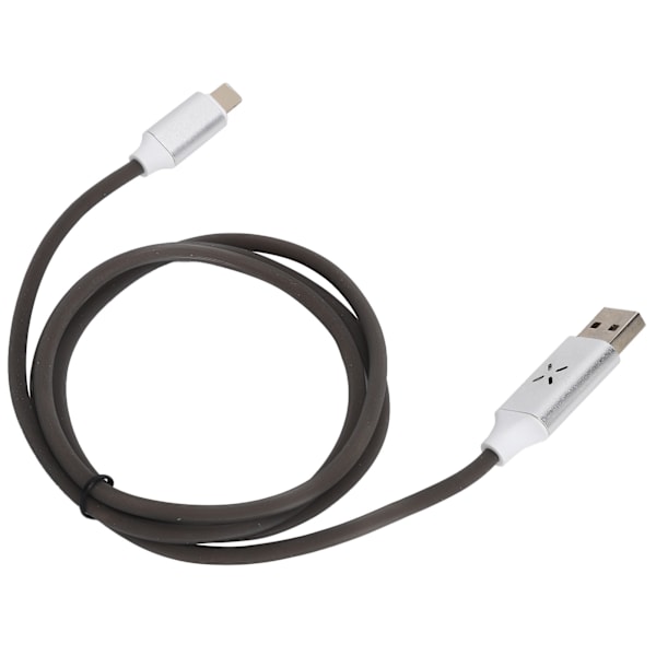 2.4A LED Hurtigopladningskabel Stemmestyring Flash USB til for IOS Flydende Opladerledning