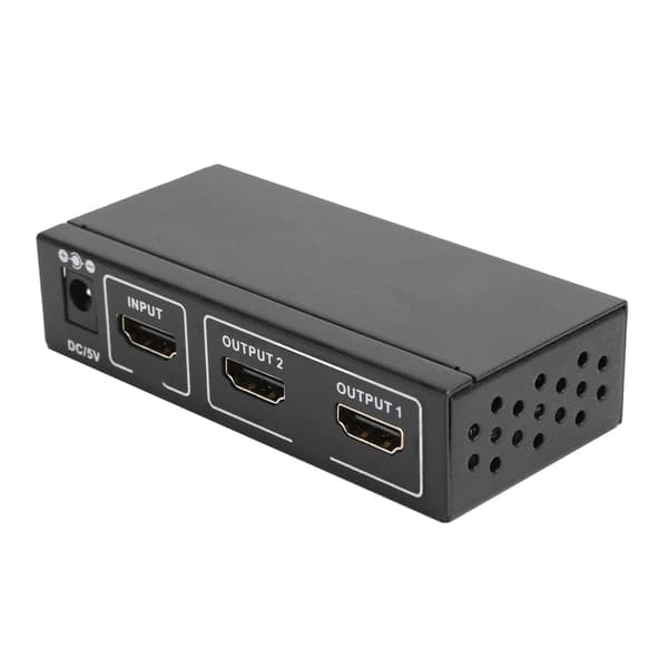 High Definition Multimedia Interface 2.0 Splitter 1‑til‑2‑ud 4K ved 60Hz  100‑240V