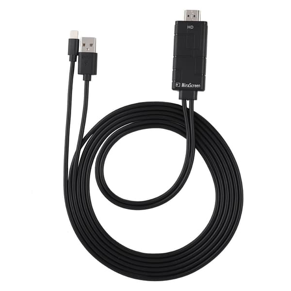 5V 1A Lightning til HDMI 1080P HDTV Digital AV-kabeladapter for iPhone iPad