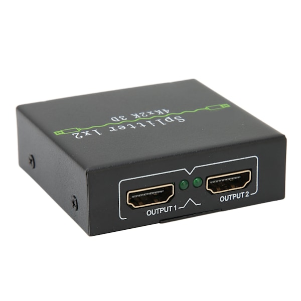 HD Multimedia Interface Splitter 1 ind 2 ud 4K 30Hz Aluminiumlegering Skærmspejler 100‑240VAU Stik