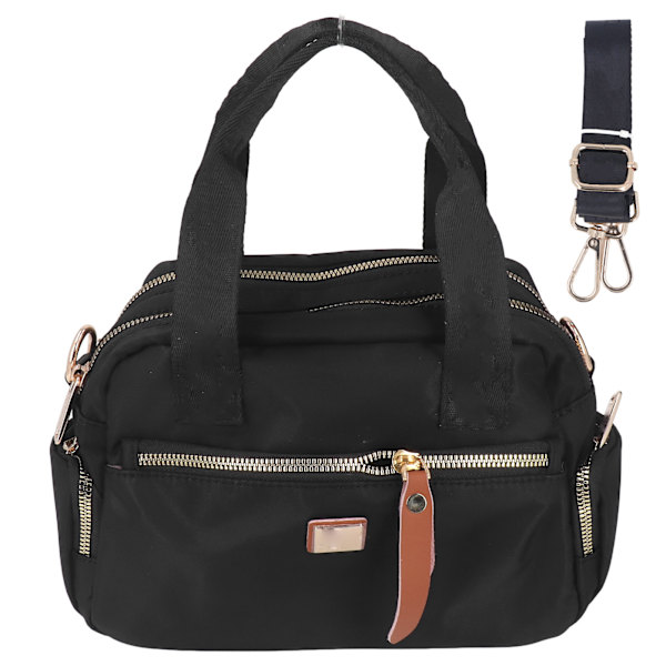 Handväska Handväska Lång Rem Vacker Design Nylon Enstaka Axelväska för Strandfest Resor  27x11x18cm / 10.63x4.33x7.09in Black
