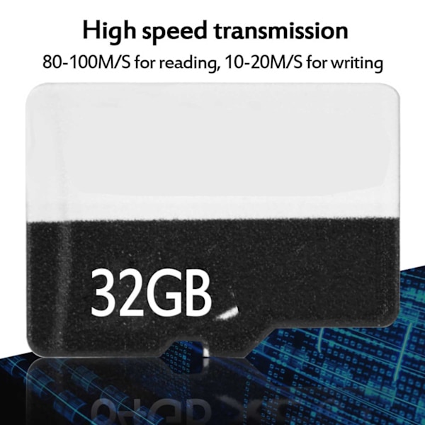 1 stk. High Speed 80M/S Minne Trans Flash Små Minnekort for Telefon Datamaskin MP3/4