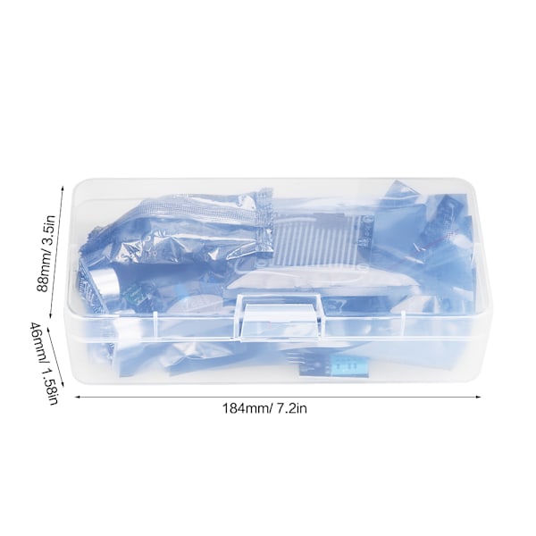 16IN1 aloitusanturimoduulisarjat Raspberry Pi 2B -mallille DIY-komponentit laatikkokotelo