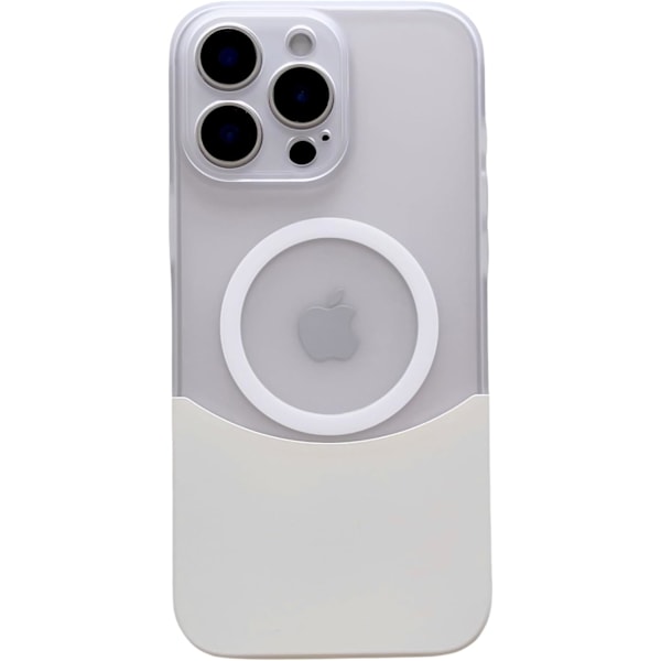 Master Ye iPhone 16 Pro -kotelo, yhteensopiva MagSafe-laturin kanssa (6,3 tuumaa), kameran ohjaus, iskunkestävä sotilastason suojaus white