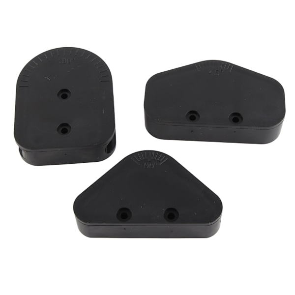 3 st 16 mm OD 45/90/180 graders böjbar akryl hård styv rörböjare formverktygssats