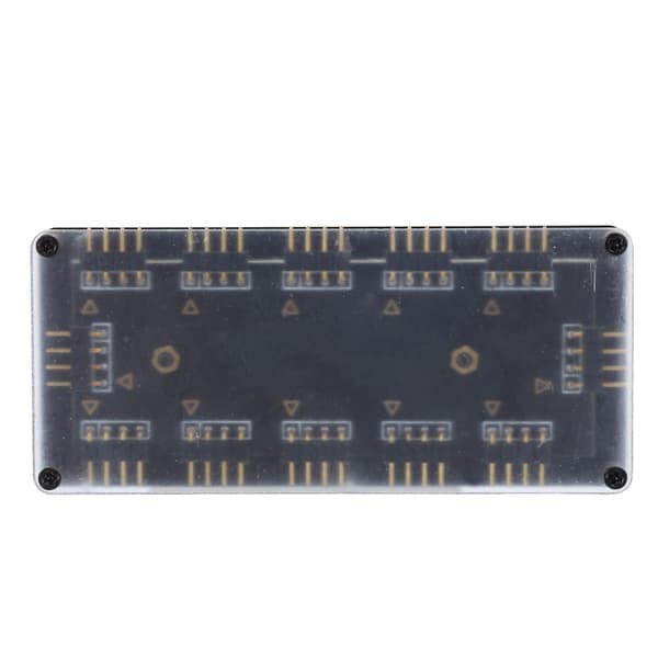 12V 4-polet 10 porte RGB HUB RGB-controller til pc-computer-desktop-bundkort