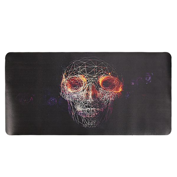 Mouse Pad Stable Sliding Large PC Mat Skull Rose Pattern Computer Supplies for Office Home300x600x2mm