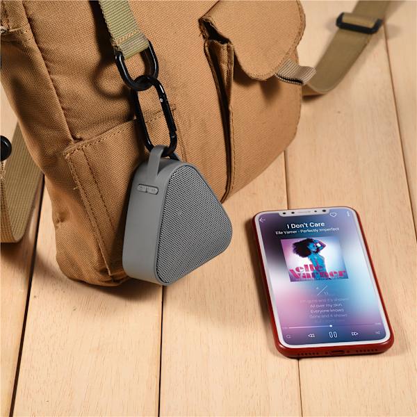 Mini trådløs Bluetooth-højttaler HiFi-musikafspiller understøtter TF-kort til iPhone / Android grå
