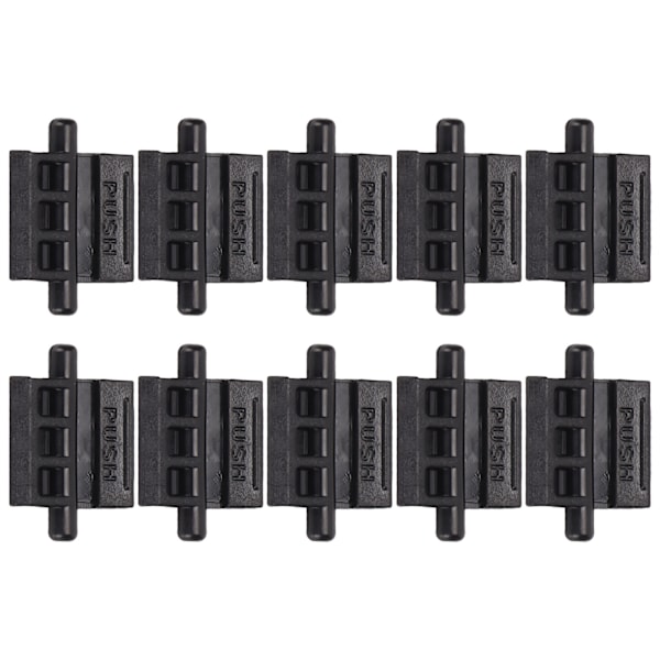 10 stk Walkie Talkie trykknapp Batterilås Hold for Baofeng UV5R Uv 5R UV5RA UV5RE BFF8HP