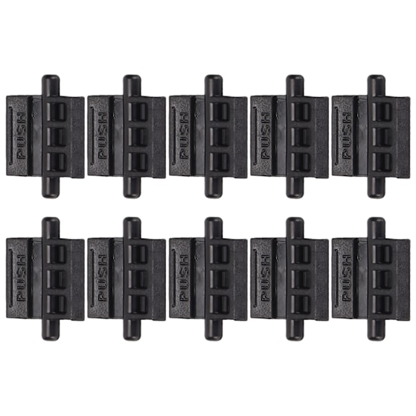 10 stk Walkie Talkie trykknapp Batterilås Hold for Baofeng UV5R Uv 5R UV5RA UV5RE BFF8HP