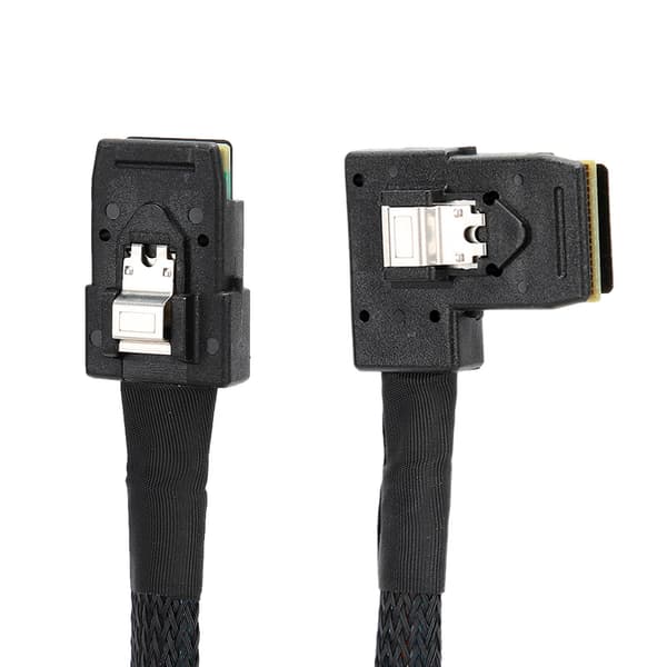 Intern Mini Breakout-kabel H0508 SAS SFF-8087 90 graders server-arraykortlinje 0,8 meter