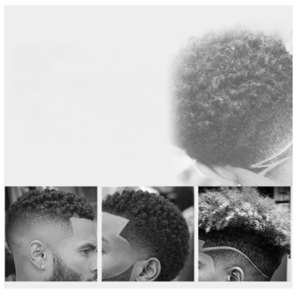 Hårplockskam i metall - Afroval för män och kvinnor - Lättgrepp för hårstyling - För alla typer av hår