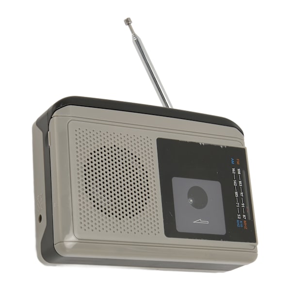 Bærbar kassettspiller Multifunksjon Klar lyd AM FM Radio Kassettspiller for hjemmet Fritid