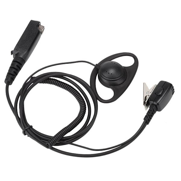Bärbar öronmussla headset för walkie talkie tvåvägsradio öronmussla mikrofon för STP8000