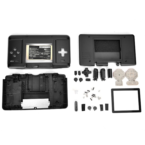 Reservedel Full Repair Housing Shell Case for Nintendo NDS (Svart)