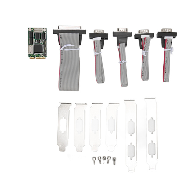 Mini PCIE-styrenhetskort för CH384L 4S1P Multi I O Industriell COM1 LTP1 Port Expansionskort för Win