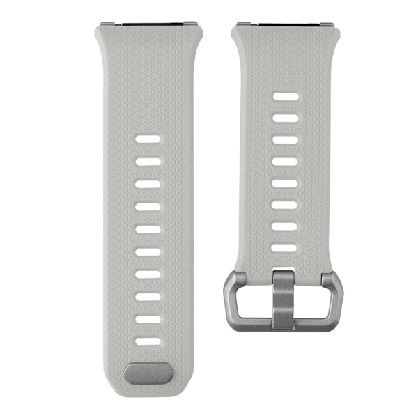 Silikonarmband för smartklocka, ersättning för Fibit Ionic (vit S)