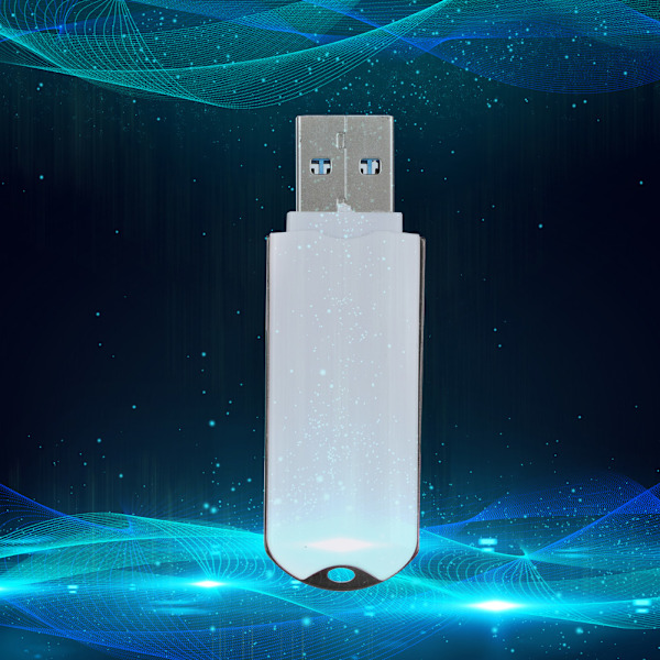 Mini USB3.0 U Disk Højhastigheds bærbar U Disk Memory Stick (16G Hvid Sort)