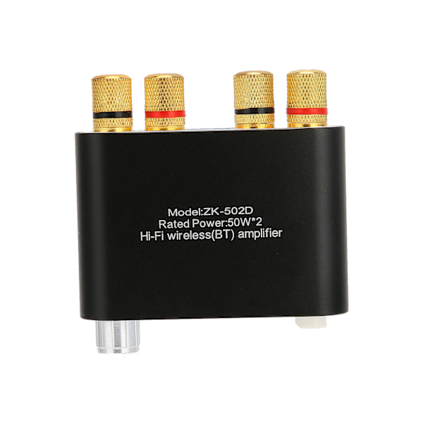 Bluetooth 5.0 Audioförstärkarkort 50W+50W 2.0 2-kanals Stereo Förstärkarmodul Svart