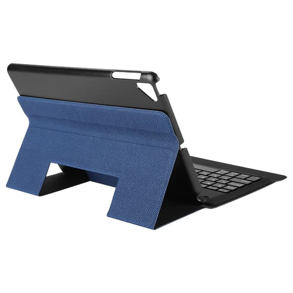 Bluetooth Tablet PC Trådløst Folio Etui Tastatur Til Apple iPad Pro 9.7-tommer (Blå)