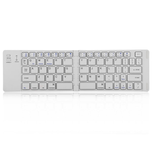 Bærbar magnetisk sammenleggbart trådløst Bluetooth-tastatur for Android IOS Windows