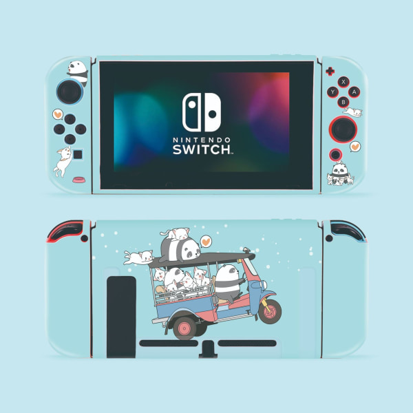 Beskyttelsesetui til Switch, TPU Slim Cover Cover Kompatibel med Nintendo Switch Console og Joy-Con