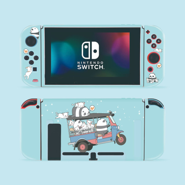 Beskyttende etui til Switch, TPU Slim Case Cover Kompatibel med Nintendo Switch-konsol og Joy-Con