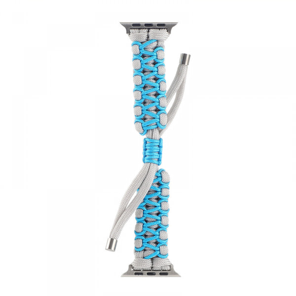 Paracord Watch Band Justerbar Flätad Rem för Apple Watch 38/40/41mm Armband Nylon Flätad Watch Band Ersättning