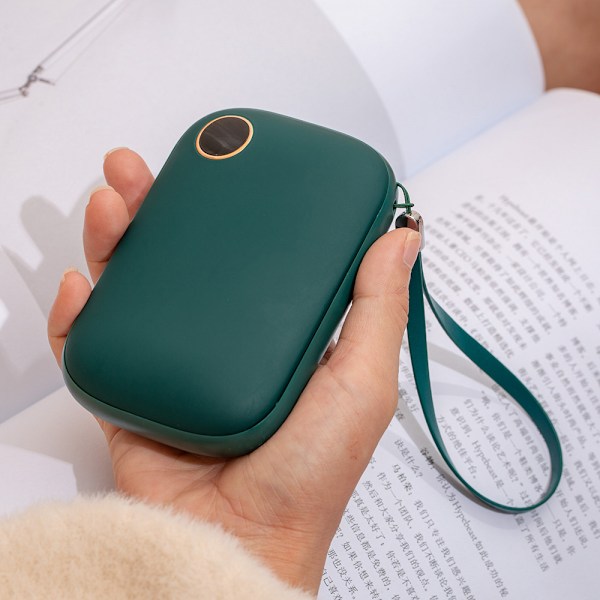 Håndvarmere Genopladelige, 10000mAh Elektrisk Håndvarmer & Hurtig Opladning Power Bank, 15 Timer Langvarig Varme, Bærbare Håndvarmere