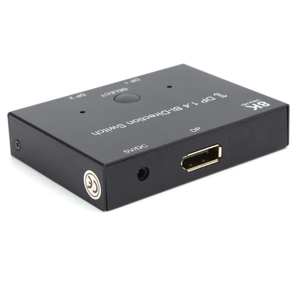 Bi-Direction Switch DP DisplayPort 1.4 8K ved 60Hz 32.4Gbps Hub Konverter Computer Tilbehør