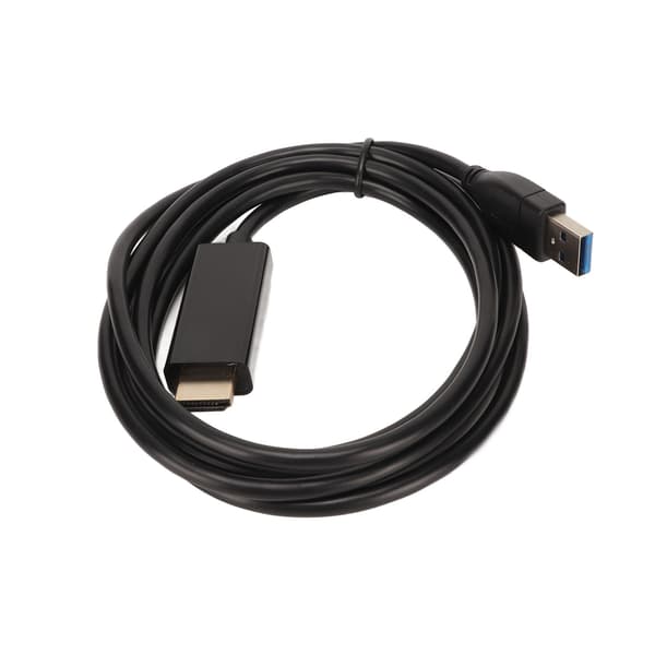 USB3.0 til HD Multimedia Interface Adapter Kabel 5.9ft 4K Plug and Play Kabel til OS X til Windows 10 8 7 Vista X P