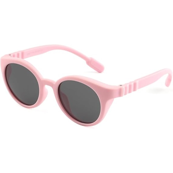 Toddler Solbriller Alder 2-4/3-5: Polariserede solbriller til børn, drenge/piger 2-pak, UV 400 solbriller til børn pink