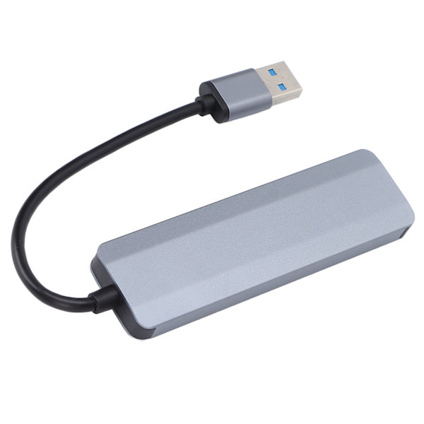 USB3.0 Hub 4-portars Splitter Överströmsskydd Bred Applikation USB3.0 Dockningsstation för Tangentbord Stationär Dator