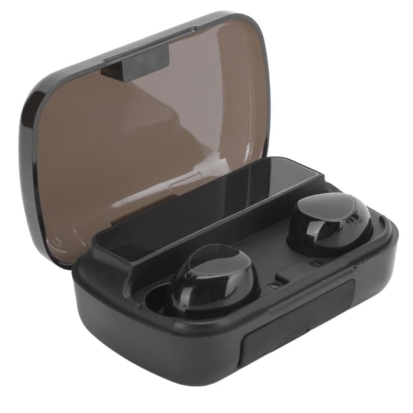 M10 Touch Control True Wireless Bluetooth-øretelefon LED-strømindikator Vanntett ørepropp M10 Stor skjerm Svart