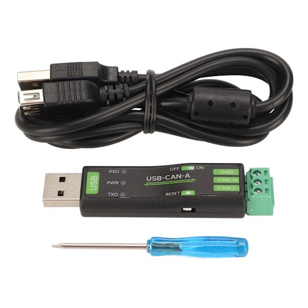 USB til CAN-adapter 5kbps til 1Mbps 4-tilstands STM32F103-chip ombord TVS USB til CAN-analysator til busdatacomputer