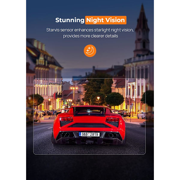 Dash Cam, 2.5k 1440P WiFi Dashcams, Dash Camera for Cars with APP, Mini Car Camera, Free 32GB SD Card, Night Vision, 24H Parking Mode, G-Sensor, Loo Black