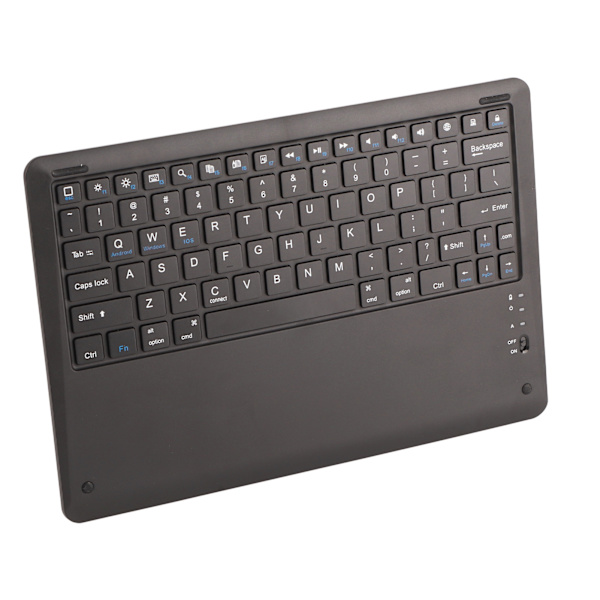 Tablet Keyboard Bluetooth 11in Telefon Bærbar Tynd ABS Computer TilbehørSort