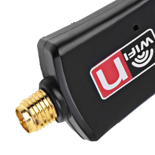 USB trådlöst kort bärbar antenn med hög förstärkning WiFi-dongel med dubbla band 2,4 GHz 400 Mbps 5 GHz 867 Mbps för hemmet
