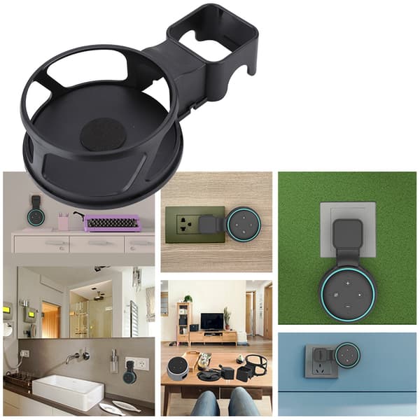 PluG in veggmontert smart høyttalerstativ for Echo Dot 3 (3. generasjon)