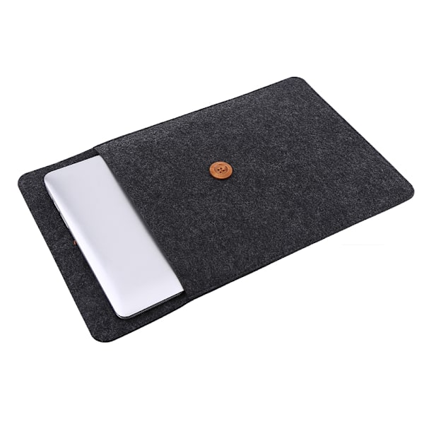 Bærbar beskyttende etui-hylse anti-ripe posepose for Macbook Tablet PC(11 tommer mørk grå)
